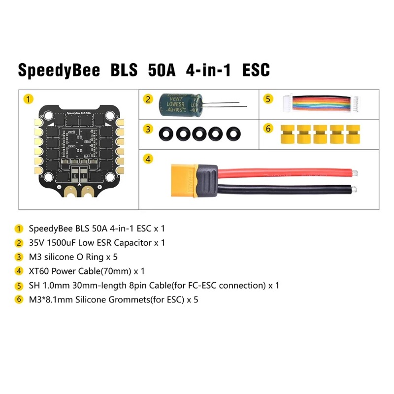 Speedybee F405 V4 Bls 55A Stack - 스피디비 F405 V3/V4 FC ESC 스택