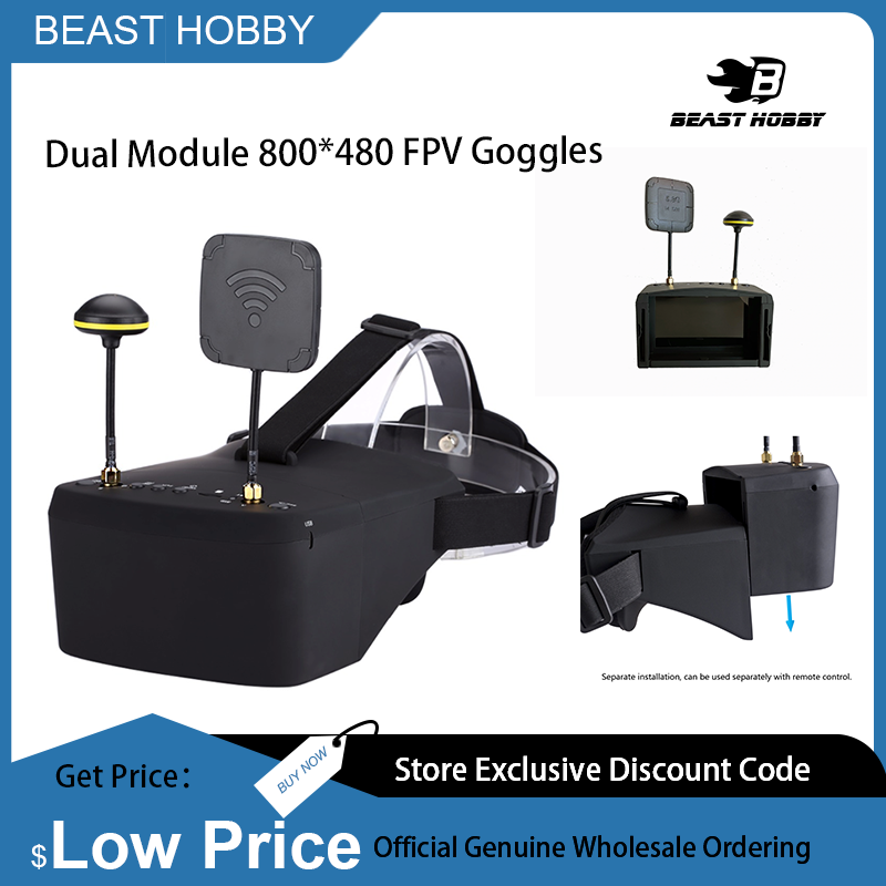 EV800D 5.8G 40CH 다이버시티 FPV 고글  - Skyzone Cobra X V2 Fpv Goggles 리뷰 및 가격
